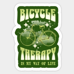 Bicycle Therapy Sticker